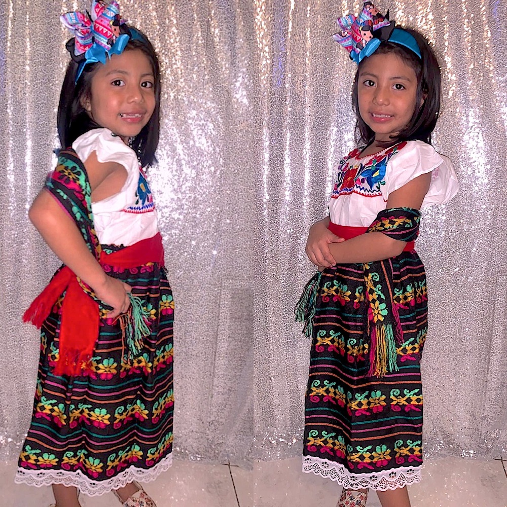 Vestido indita artesanal y campesina